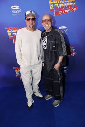 Smudo und Thomas D bei der Zurueck in die Zukunft Musical Premiere am 22.03.2026 im Stage Operettenhaus in Hamburg Zurueck in die Zukunft Musical Premiere in Hamburg