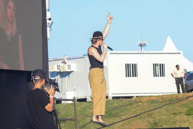 DJO debuts in Brazil with a show at Lollapalooza Brazil 2026. Sao Paulo (SP), 03 22 2026 Lollapalooza Brazil Show DJO Musician DJO, a musical project by actor Joe Keery, known for playing Steve Harrington in the series Stranger Things, makes his first appearance in Brazil during the Lollapalooza Brazil festival, at the Interlagos racetrack in Sao Paulo. The show took place on the Budweiser stage and marked the artist s debut in the country, this Sunday, March 22, 2026. (Foto: Leco Viana Thenews2 imago images) DJO debuts in Brazil with a show at Lollapalooza Brazil 2026.  Copyright: xLecoxVianax