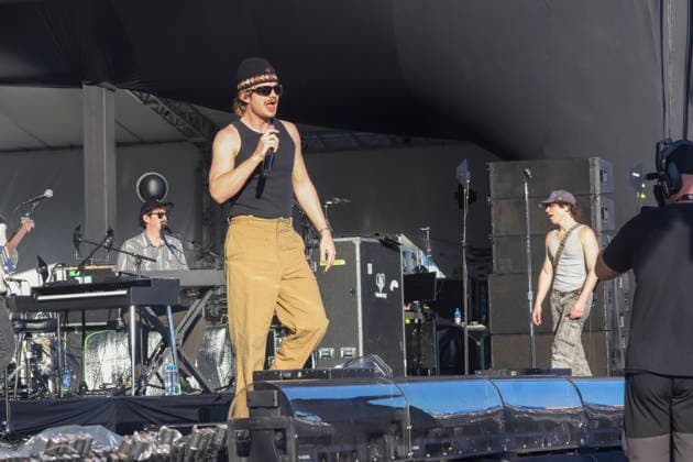 DJO debuts in Brazil with a show at Lollapalooza Brazil 2026. Sao Paulo (SP), 03 22 2026 Lollapalooza Brazil Show DJO Musician DJO, a musical project by actor Joe Keery, known for playing Steve Harrington in the series Stranger Things, makes his first appearance in Brazil during the Lollapalooza Brazil festival, at the Interlagos racetrack in Sao Paulo. The show took place on the Budweiser stage and marked the artist s debut in the country, this Sunday, March 22, 2026. (Foto: Leco Viana Thenews2 imago images) DJO debuts in Brazil with a show at Lollapalooza Brazil 2026.  Copyright: xLecoxVianax