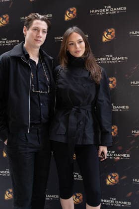 London, red carpet arrivals for the world premiere of The Hunger Games: On Stage at the Troubadour Canary Wharf Theatre. Pictured: Sam and Alice Vanderpump  Copyright: xcristinaxmasseix xipa-agency.netx xx IPA_Agency_IPA73316168