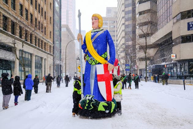 March 22, 2026, Montreal, Quebec, Canada: The 201st edition of CanadaÃ¢â‚¬â ¢s oldest St. PatrickÃ¢â‚¬â ¢s Day Parade took place on Sunday in snowy downtown Montreal, marked by a lively atmosphere. Montreal Canada - ZUMAs278 20260322_zip_s278_015 Copyright: xSerkanxSenturkx