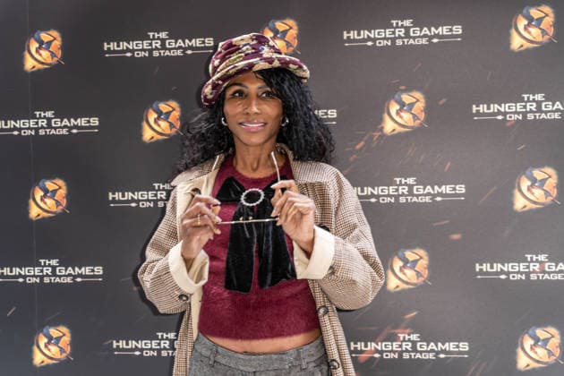 London, red carpet arrivals for the world premiere of The Hunger Games: On Stage at the Troubadour Canary Wharf Theatre. Pictured: Sinitta  Copyright: xcristinaxmasseix xipa-agency.netx xx IPA_Agency_IPA73316317