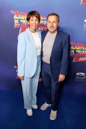 Richy Müller mit Ehefrau Christl Stumhofer bei der Premiere des Musicals Zurück in die Zukunft im Stage Operettenhaus. Hamburg, 22.03.2026