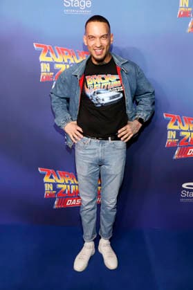 Leroy Leone bei der Premiere des Musicals Zurück in die Zukunft im Stage Operettenhaus. Hamburg, 22.03.2026