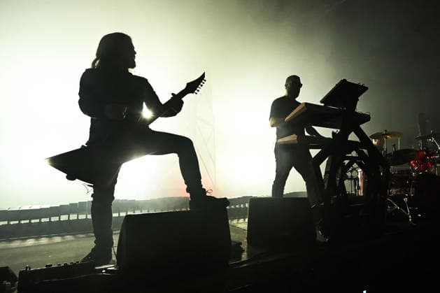 Carpenter Brut performing at Shepherd™s Bush Empire in London LONDON, ENGLAND - MARCH 22: Carpenter Brut (Franck Hueso) performing at Shepherd™s Bush Empire on March 22, 2026 in London, England. CAP MAR MAR Great Britain Copyright: xMartinxHarris CapitalxPicturesx