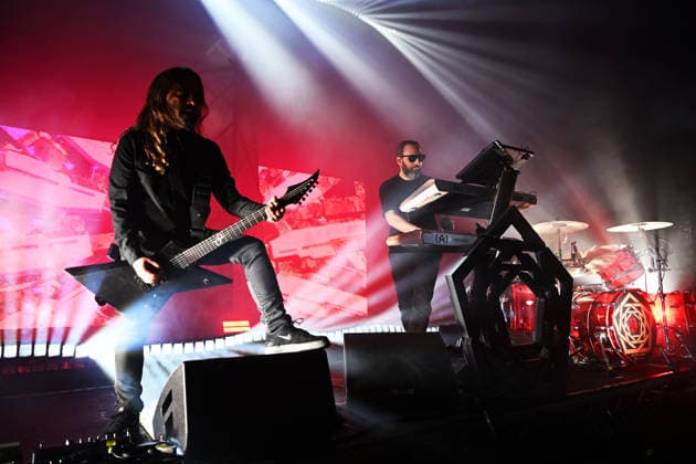 Carpenter Brut performing at Shepherd™s Bush Empire in London LONDON, ENGLAND - MARCH 22: Carpenter Brut (Franck Hueso) performing at Shepherd™s Bush Empire on March 22, 2026 in London, England. CAP MAR MAR Great Britain Copyright: xMartinxHarris CapitalxPicturesx