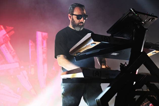 Carpenter Brut performing at Shepherd™s Bush Empire in London LONDON, ENGLAND - MARCH 22: Carpenter Brut (Franck Hueso) performing at Shepherd™s Bush Empire on March 22, 2026 in London, England. CAP MAR MAR Great Britain Copyright: xMartinxHarris CapitalxPicturesx
