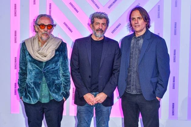 Series Mania Festival - Day 3 José Manuel Lorenzo, Alberto Rodríguez and Rafael Cobos attend the premiere of Anatomia de un instante during Day Three of Series Mania Festival on March 22, 2026 in Lille, France. Photo by Shootpix ABACAPRESS.COM Lille France  Copyright: xShootpix ABACAx
