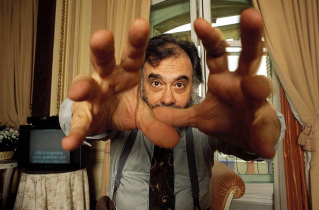 Portrait of Francis Ford Coppola 1996 Helene BAMBERGER Opale.photo la reproduction sous forme de tirage de cette image est soumise a une demande prealable d autorisation a l agence Opale.photo RECORD DATE NOT STATED *** Portrait of Francis Ford Coppola 1996 Helene BAMBERGER Opale photo Reproduction of this image in print form is subject to prior authorization by Opale photo RECORD DATE NOT STATED  Copyright: x HelenexBAMBERGER Opale.photox
