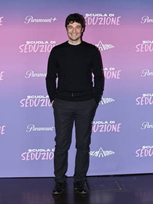 Rome, The Space Moderno cinema, photocall for the Paramount+ film School of Seduction. Pictured: Lino Guanciale  Copyright: xMarcoxProvvisionatox xipa-agency.netx xMarcoxProvvisionatox IPA_Agency_IPA73338834