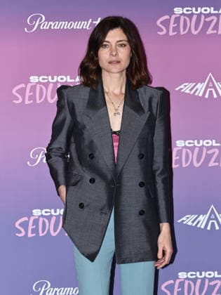 Rome, The Space Moderno cinema, photocall for the Paramount+ film School of Seduction. Pictured: Vittoria Puccini  Copyright: xMarcoxProvvisionatox xipa-agency.netx xMarcoxProvvisionatox IPA_Agency_IPA73338841