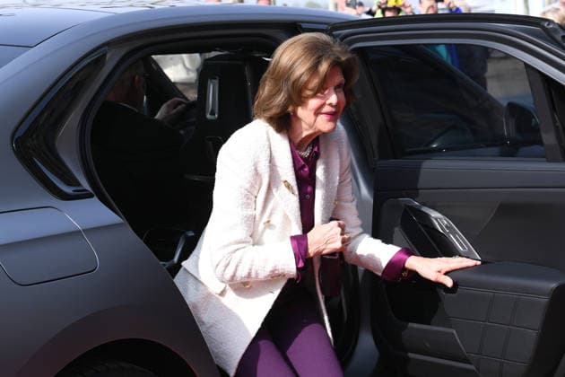 Ministerpräsident Hendrik Wüst empfängt Ihre Majestät Königin Silvia von Schweden am 23.03.2026 in der Staatskanzlei in Düsseldorf Königin Silvia von Schweden