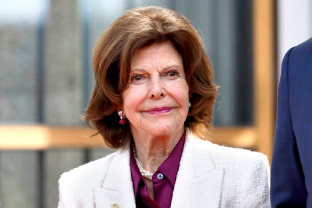 Königin Silvia von Schweden beim Besuch in der Staatskanzlei Düsseldorf. Düsseldorf, 23.03.2026 NRW Deutschland Copyright: xChristophxHardtx