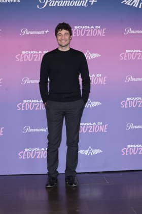 Photocall of the press conference of the movie -Scuola di Seduzione- The Space Cinema Moderno - Rome, Italy Lino Guanciale Photocall of the press conference of the movie -Scuola di Seduzione- The Space Cinema Moderno - Rome, Italy 23rd March 2026 SGPItalia id 134663 Not Exclusive  Copyright: xferrajuolox