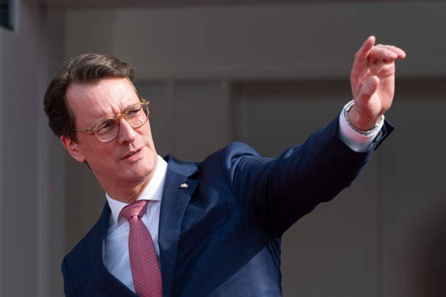 Hendrik WUEST, Wüst, CDU, Ministerpraesident des Landes Nordrhein-Westfalen, in der Staatskanzleir in Duesseldorf am 23.03.2026