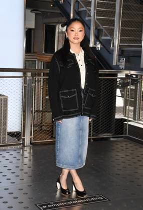 NEW YORK, NY- MARCH 23: Lana Condor visit Empire State Building Ahead of the Premiere of Prime Video s Pretty Lethal on March 23, 2026 in New York City. Copyright: xmpi099x