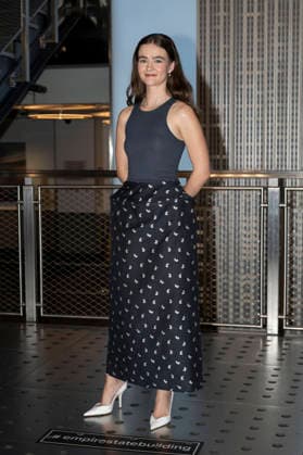 March 23, 2026, New York, New York, USA: MILLICENT SIMMONDS visits the Empire State Building in New York for a photo opportunity to celebrate the premiere of Pretty Lethal on Prime Video. 23 March 2026 New York USA  - ZUMAa265 20260323_zep_a265_017 Copyright: xEricxAcquayex