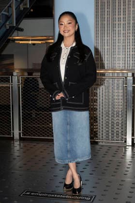 March 23, 2026, New York, New York, USA: LANA CONDOR visits the Empire State Building in New York for a photo opportunity to celebrate the premiere of Pretty Lethal on Prime Video. 23 March 2026 New York USA  - ZUMAa265 20260323_zep_a265_019 Copyright: xEricxAcquayex