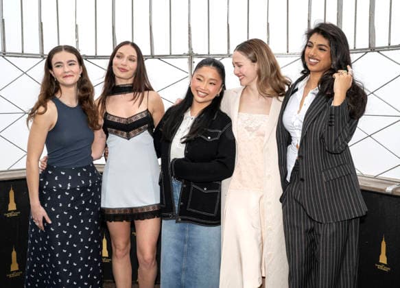 March 23, 2026, New York, Ny, United States: Millicent Simmonds, Maddie Ziegler, Lana Condor, Iris Apatow and Avantika visit Empire State Buliding ahead of the premiere of Prime VideoÃ¢â‚¬â ¢s Pretty Lethal. Held at Empire State Building in New York. Zuma Press March 23, 2026. New York United States  - ZUMAp281 20260323_zea_p281_044 Copyright: xPhotoxImagexPressx
