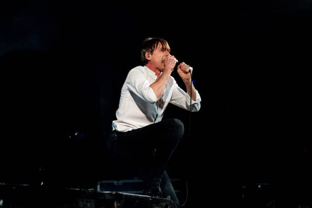 Suede concert at Sala La Riviera The musical band Suede during a performance at Sala La Riviera, on March 23, 2026, in Madrid Spain Suede was formed in the late 80s in London They became famous in the 90s as one of the key bands of the so-called britpop Their albums mix powerful guitars, catchy melodies and lyrics about life in the city, Catchy melodies and lyrics about life in the city They influenced many later bands and today they are considered a reference group of British pop rock 23 MARCH 2026 SUEDE CONCERTO LA RIVIERA MADRID SALA ACTION MUSIC Madrid Madrid Madrid Espana  Copyright: xRicardoxRubiox 7390519