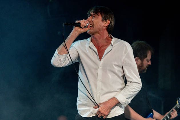Suede concert at Sala La Riviera The musical band Suede during a performance at Sala La Riviera, on March 23, 2026, in Madrid Spain Suede was formed in the late 80s in London They became famous in the 90s as one of the key bands of the so-called britpop Their albums mix powerful guitars, catchy melodies and lyrics about life in the city, Catchy melodies and lyrics about life in the city They influenced many later bands and today they are considered a reference group of British pop rock 23 MARCH 2026 SUEDE CONCERTO LA RIVIERA MADRID SALA ACTION MUSIC Madrid Madrid Madrid Espana  Copyright: xRicardoxRubiox 7390515