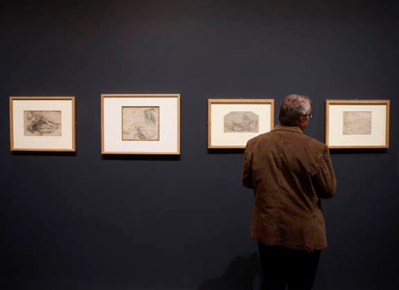 Guests attend the press preview for Raphael: Sublime Poetry at The Metropolitan Museum of Art on Monday, March 23, 2026 in New York City. Raphael: Sublime Poetry is the first comprehensive exhibition on Raphael in the United States bringing together more than 170 of the artist s greatest masterpieces and rarely seen treasures. The exhibition will open to the public on March 29 and will remain on view through June 28, 2026.  NYP20260323159 JOHNxANGELILLO
