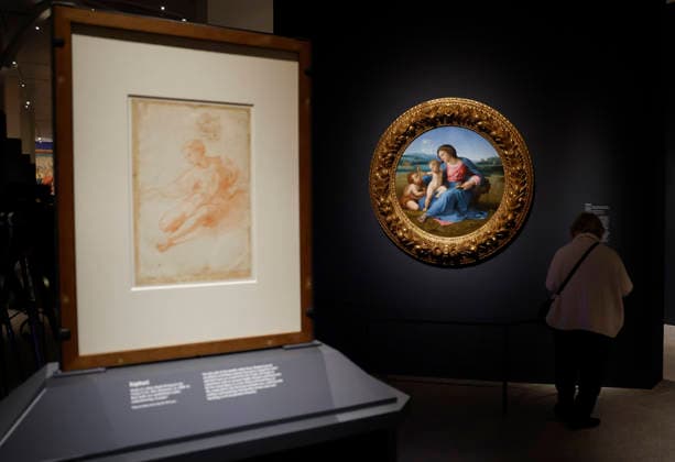 Guests attend the press preview for Raphael: Sublime Poetry at The Metropolitan Museum of Art on Monday, March 23, 2026 in New York City. Raphael: Sublime Poetry is the first comprehensive exhibition on Raphael in the United States bringing together more than 170 of the artist s greatest masterpieces and rarely seen treasures. The exhibition will open to the public on March 29 and will remain on view through June 28, 2026.  NYP20260323164 JOHNxANGELILLO