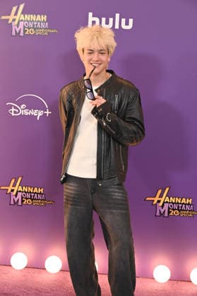 Hannah Montana 20th Anniversary Special LOS ANGELES, CALIFORNIA - MARCH 23 Hudson Stone at the World Premiere of Disney+ s Hannah Montana 20th Anniversary Special at El Capitan Theatre on March 23, 2026 in Los Angeles, California.Credit: Michael Mattesr AdMedia EDITORIAL USE ONLY  Copyright: xx AdMediax admphotostwo977119