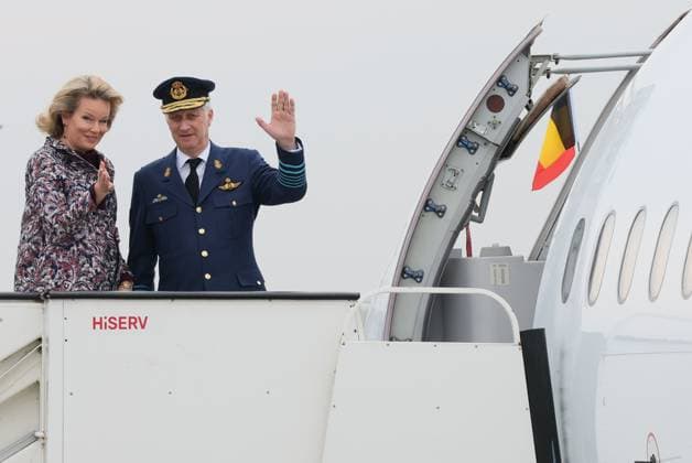 Queen Mathilde of Belgium, King Philippe - Filip of Belgium and pictured on the first day of the official state visit of the Belgian royal couple to Norway, on Tuesday 24 March 2026. Belgian monarchs are on an official state visit to Norway from 24 to 26 March 2026.  BENOITxDOPPAGNE 168739910