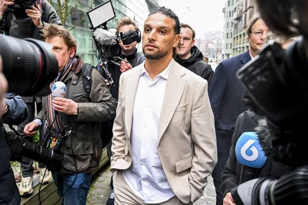 Amsterdam, The Netherlands, 2026-03-24 08:50:04 AMSTERDAM, 24-03-2026, Amsterdam Court of Appeal. It is the first day of the substantive hearing in the appeal of Ali B. Ali B was sentenced in July 2024 to a two-year prison term for rape and attempted rape. The court acquitted the rapper of two counts of sexual assault. Both the rapper and the Public Prosecution Service announced their intention to appeal. PHOTO: NLBeeld Patrick van Emst. Pictured: Ali Bouali Credit: NL Beeld Patrick van Emst  Copyright: xx x
