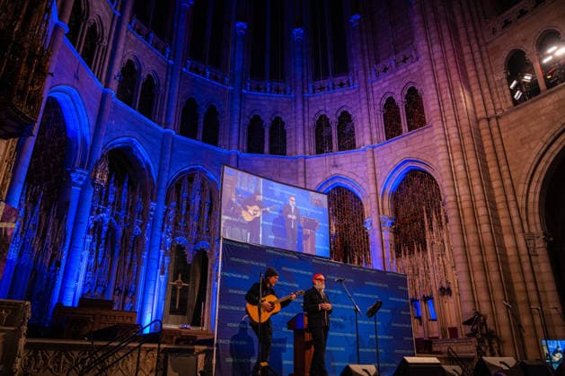 March 23, 2026, New York City, New York, United States: Michael Stipe with Aaron Dessner performing at the Democracy Now!Ã¢â‚¬â ¢s 30th Anniversary Special Event New York City United States - ZUMAs378 20260323_zip_s378_001 Copyright: xIoannxMariaxStacewiczx