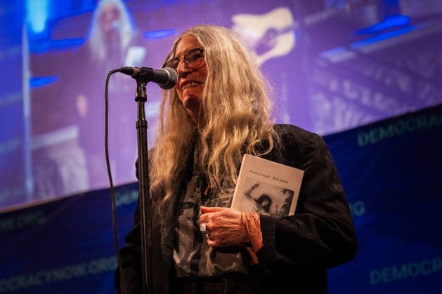 March 23, 2026, New York City, New York, United States: Patti Smith performing at the Democracy Now!Ã¢â‚¬â ¢s 30th Anniversary Special Event New York City United States - ZUMAs378 20260323_zip_s378_017 Copyright: xIoannxMariaxStacewiczx