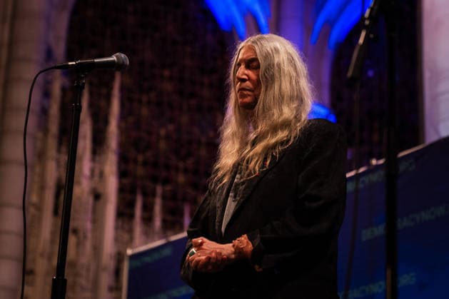 March 23, 2026, New York City, New York, United States: Patti Smith performing at the Democracy Now!Ã¢â‚¬â ¢s 30th Anniversary Special Event New York City United States - ZUMAs378 20260323_zip_s378_020 Copyright: xIoannxMariaxStacewiczx