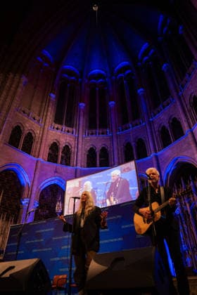 March 23, 2026, New York City, New York, United States: Patti Smith performing at the Democracy Now!Ã¢â‚¬â ¢s 30th Anniversary Special Event New York City United States - ZUMAs378 20260323_zip_s378_022 Copyright: xIoannxMariaxStacewiczx