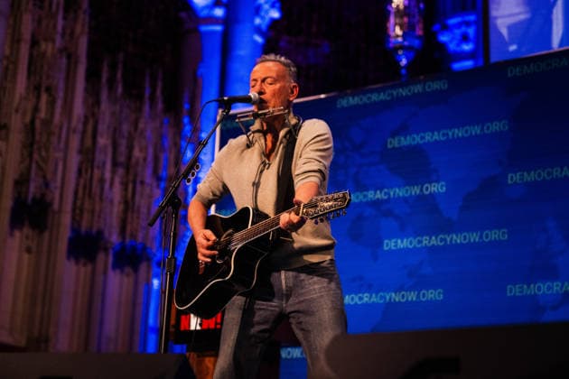 March 23, 2026, New York City, New York, United States: Bruce Springsteen performing at the Democracy Now!Ã¢â‚¬â ¢s 30th Anniversary Special Event New York City United States - ZUMAs378 20260323_zip_s378_027 Copyright: xIoannxMariaxStacewiczx