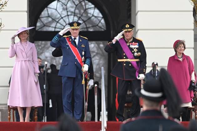 State Visit of King Philippe and Queen Mathilde to Norway (Day 1) OSLO, NORWAY - MARCH 24 : State Visit of King Philippe and Queen Mathilde to Norway welcome by TTMM King Harald, Queen Sonja on March 24, 2026 in Oslo, Norway, 24 03 2026 Oslo Norway  Copyright: xDidierxLebrunx