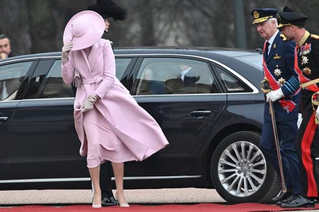 State Visit of King Philippe and Queen Mathilde to Norway (Day 1) OSLO, NORWAY - MARCH 24 : State Visit of King Philippe and Queen Mathilde to Norway welcome by TTMM King Harald, Queen Sonja on March 24, 2026 in Oslo, Norway, 24 03 2026 Oslo Norway  Copyright: xDidierxLebrunx