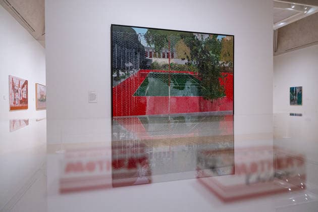Hurvin Anderson Exhibition at Tate Britain, London, UK 24 March 2026 Works on display at the Hurvin Anderson exhibition at Tate Britain, London, UK, on 24 March 2026. The first major solo exhibition by the British painter showcases over 80 artworks spanning his 40-year career, exploring themes of belonging and diaspora through colour-drenched landscapes and interiors that move between the UK and the Caribbean., Credit:Pete Speller Avalon  Copyright: xPetexSpellerx xAvalonx 1085879978