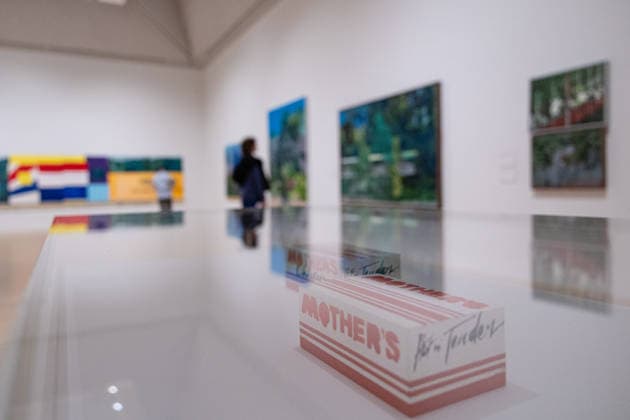 Hurvin Anderson Exhibition at Tate Britain, London, UK 24 March 2026 Works on display at the Hurvin Anderson exhibition at Tate Britain, London, UK, on 24 March 2026. The first major solo exhibition by the British painter showcases over 80 artworks spanning his 40-year career, exploring themes of belonging and diaspora through colour-drenched landscapes and interiors that move between the UK and the Caribbean., Credit:Pete Speller Avalon  Copyright: xPetexSpellerx xAvalonx 1085880011