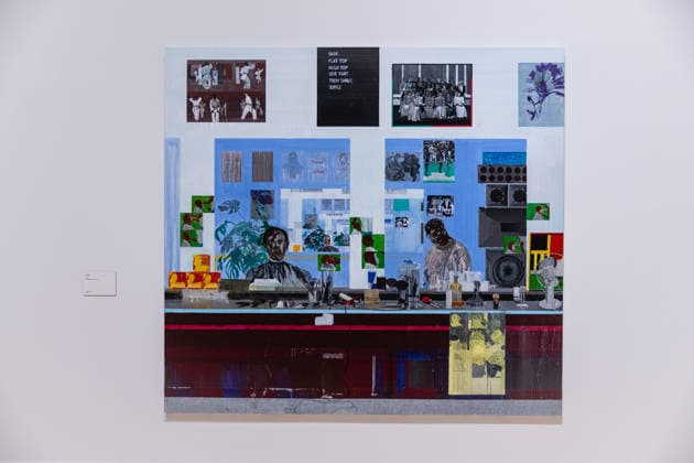 Hurvin Anderson Exhibition at Tate Britain, London, UK 24 March 2026 Skiffle, 2023-6 by Hurvin Anderson on display at Tate Britain, London, UK, on 24 March 2026. The first major solo exhibition by the British painter showcases over 80 artworks spanning his 40-year career, exploring themes of belonging and diaspora through colour-drenched landscapes and interiors that move between the UK and the Caribbean., Credit:Pete Speller Avalon  Copyright: xPetexSpellerx xAvalonx 1085880083