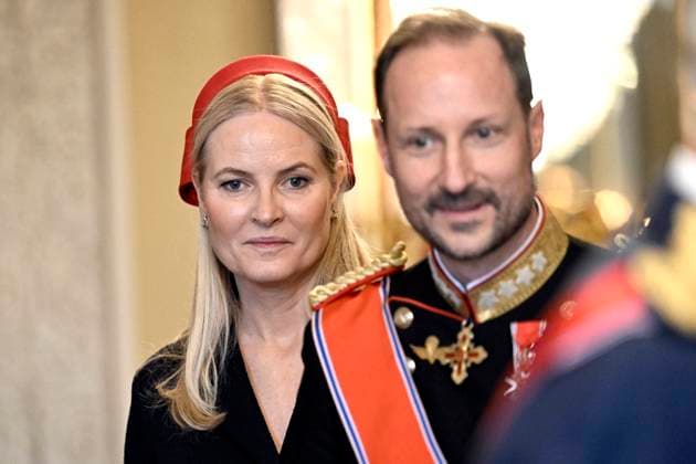 State Visit of King Philippe and Queen Mathilde to Norway (Day 1) OSLO, NORWAY - MARCH 24 : official photo in the Birds Room of Princess Mette-Marit Tjessem Høiby, Prince Haakon of Norway pictured during the official state visit in Norway of the Belgian Sovereins on March 24, 2026 in Oslo, Norway, 24 03 2026 Oslo Norway  Copyright: xDidierxLebrunx