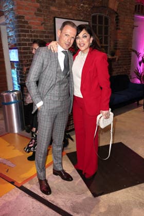 Michael Zechbauer und Alice Brauner bei der Verleihung vom Deutschen Hoerfilmpreis am 24.03.2026 im Colosseum Filmtheater in Berlin Verleihung vom 24. Deutschen Hoerfilmpreis in Berlin