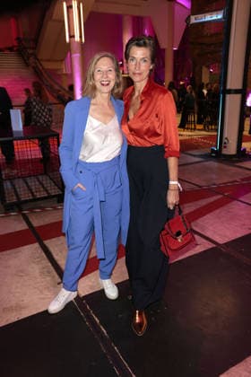 Petra Zieser und Julia Bremermann bei der Verleihung vom Deutschen Hoerfilmpreis am 24.03.2026 im Colosseum Filmtheater in Berlin Verleihung vom 24. Deutschen Hoerfilmpreis in Berlin