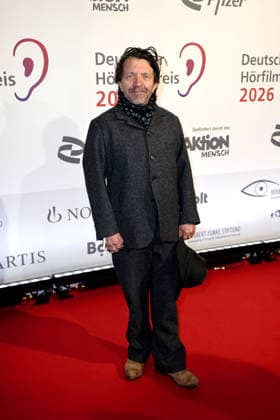 David Bennent bei der Verleihung vom Deutschen Hoerfilmpreis am 24.03.2026 im Colosseum Filmtheater in Berlin Verleihung vom 24. Deutschen Hoerfilmpreis in Berlin