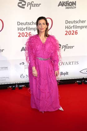 Nadine Heidenreich bei der Verleihung vom Deutschen Hoerfilmpreis am 24.03.2026 im Colosseum Filmtheater in Berlin Verleihung vom 24. Deutschen Hoerfilmpreis in Berlin
