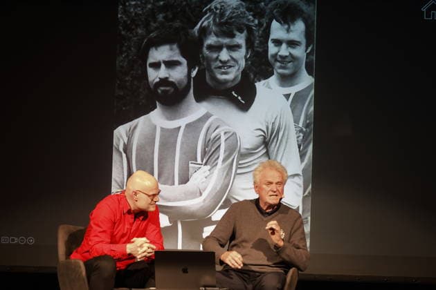 Sepp Maier auf Tour Tobias Bücklein und Sepp Maier bei der Sepp Maier Live Tour 2026 in der Karl-Diehl-Halle. Röthenbach an der Pegnitz, 23.03.2026 Röthenbach Nürnberger Land Karl Diehl-Halle Bayern D Copyright: xAgenturxWehnert R.Zichyx