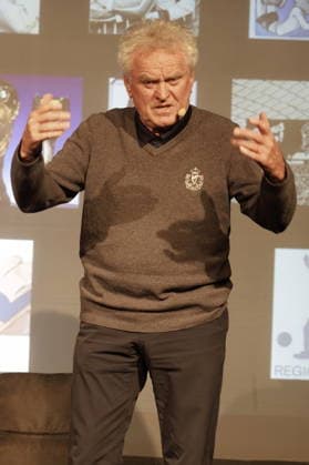 Sepp Maier auf Tour Sepp Maier bei der Sepp Maier Live Tour 2026 in der Karl-Diehl-Halle. Röthenbach an der Pegnitz, 23.03.2026 Röthenbach Nürnberger Land Karl Diehl-Halle Bayern D Copyright: xAgenturxWehnert R.Zichyx