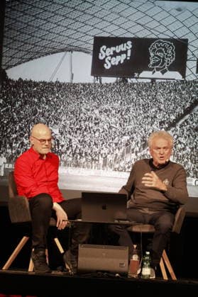Sepp Maier auf Tour Tobias Bücklein und Sepp Maier bei der Sepp Maier Live Tour 2026 in der Karl-Diehl-Halle. Röthenbach an der Pegnitz, 23.03.2026 Röthenbach Nürnberger Land Karl Diehl-Halle Bayern D Copyright: xAgenturxWehnert R.Zichyx