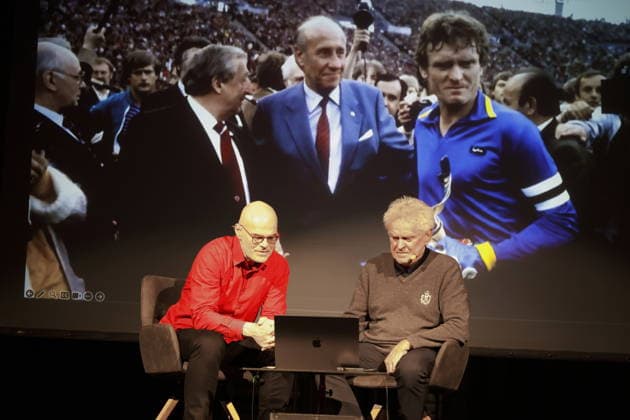Sepp Maier auf Tour Tobias Bücklein und Sepp Maier bei der Sepp Maier Live Tour 2026 in der Karl-Diehl-Halle. Röthenbach an der Pegnitz, 23.03.2026 Röthenbach Nürnberger Land Karl Diehl-Halle Bayern D Copyright: xAgenturxWehnert R.Zichyx