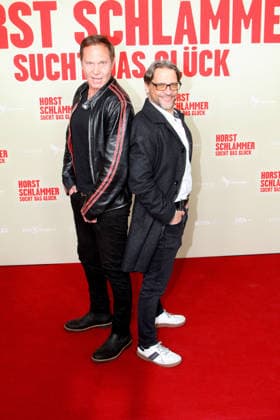 Fabian Harloff und Patrick Bach bei der Horst Schlaemmer sucht das Glueck Kino Premiere im Cinemaxx Dammtor am 24.3.2026 in Berlin Horst Schlaemmer sucht das Glueck Kinopremiere in Hamburg